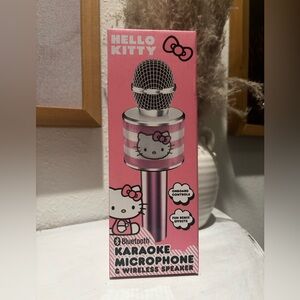 Hello Kitty Pink and Silver Karaoke Microphone